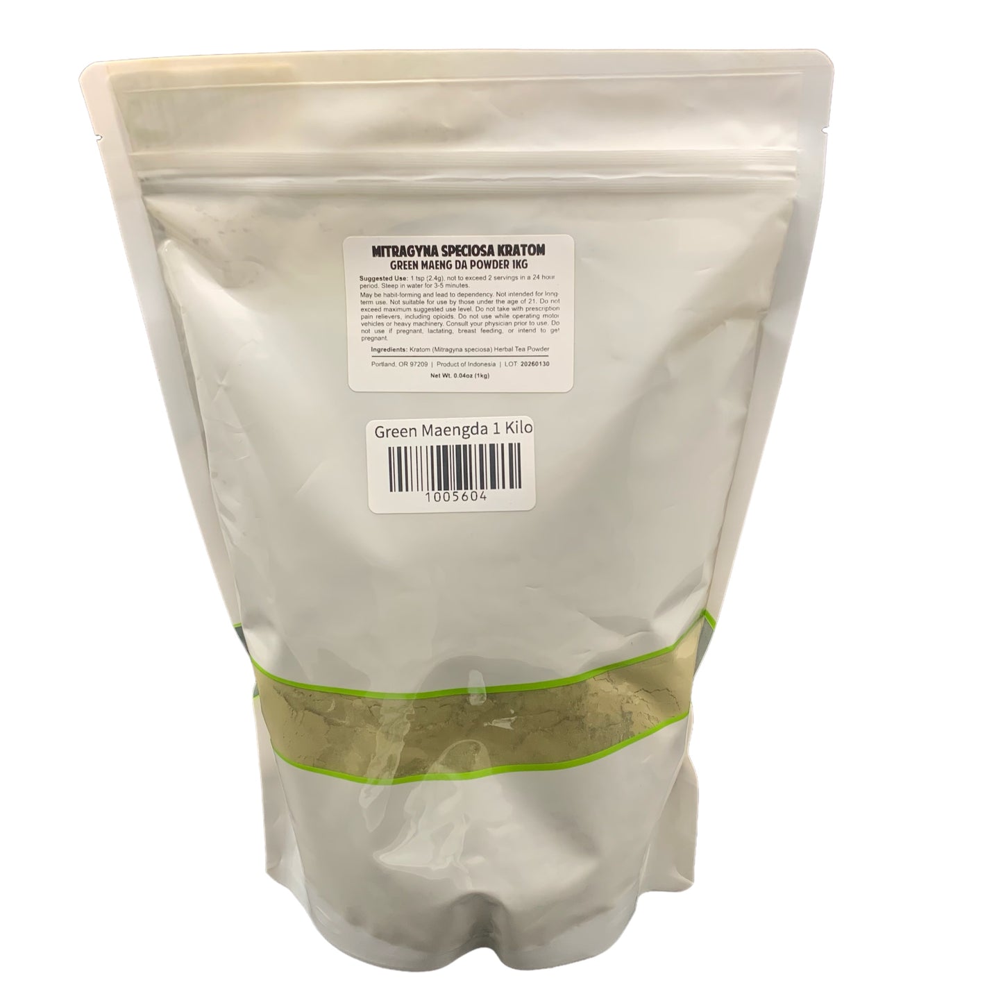Kraken Kratom Green Maeng-da Powder (Sizes Available) (B2B)