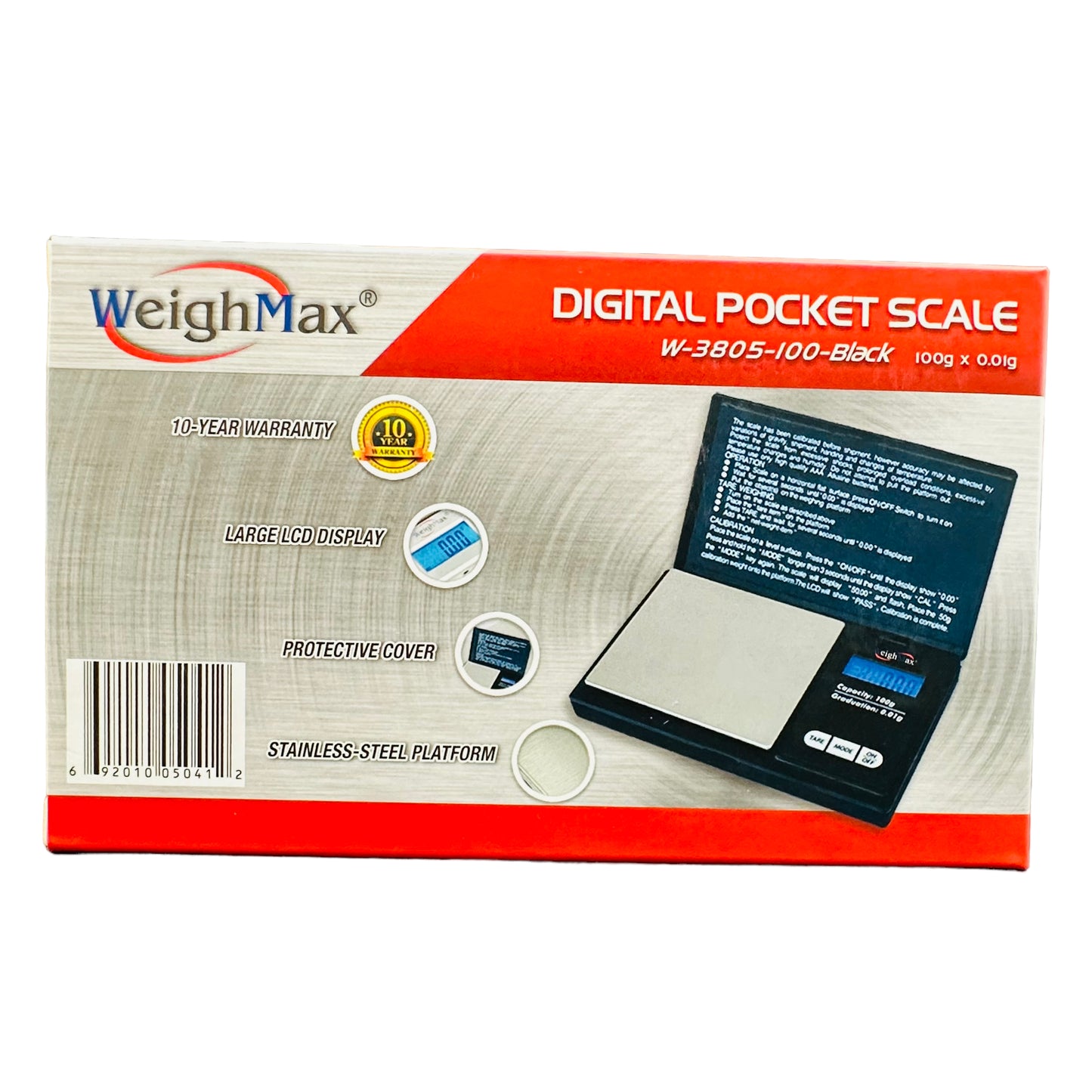W-3805-100g by Weighmax (Color Options Available) (B2B)