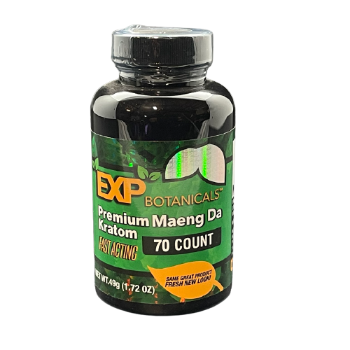 EXP Premium Maeng-Da Kratom Capsules (Options Available) (B2B)