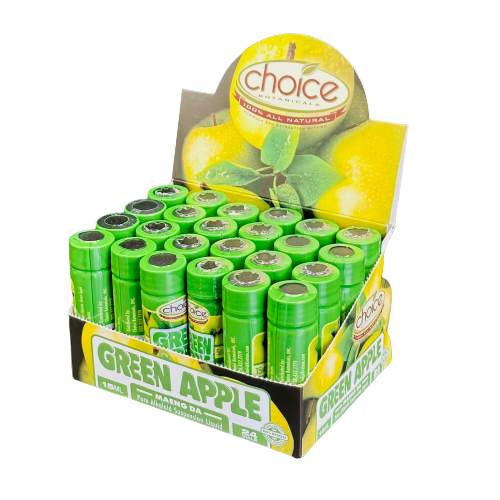 Green Apple 15ml Kratom Shot by Choice Kratom - 24ct Box (B2B)