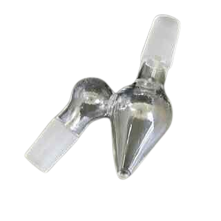 Clear 18mm Male to 18mm Male Adapter (B2B)