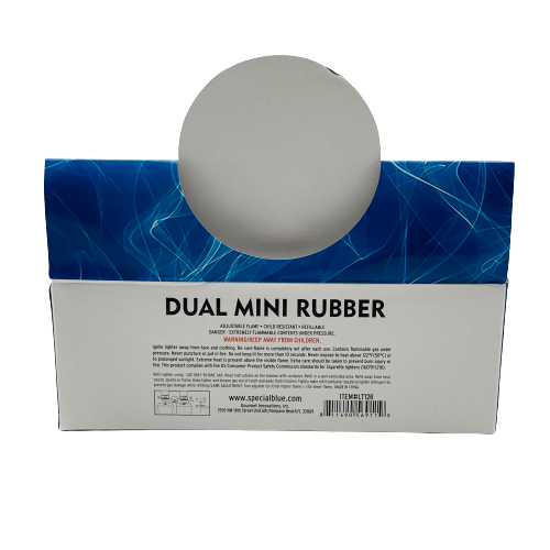 Dual Mini Rubber Torch Lighters - 20ct Display (B2B)
