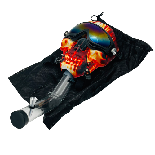 Fancy Skull Gas Mask w/Storage Bag (B2B)