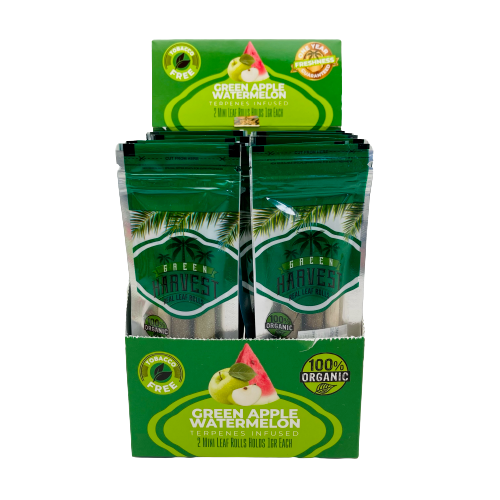 Green Harvest Real Leaf Roll 20 Pack/2ct - Flavors Available (B2B)
