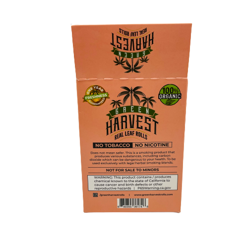 Green Harvest Real Leaf Roll 20 Pack/2ct - Flavors Available (B2B)