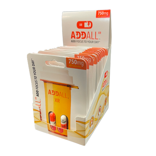 Addall XR 750mg 2ct Blister Pack - Box of 12 (Stores)