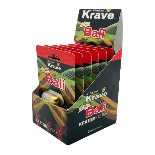 Krave Bali Kratom Extract 2ct (6 pack) (B2B)