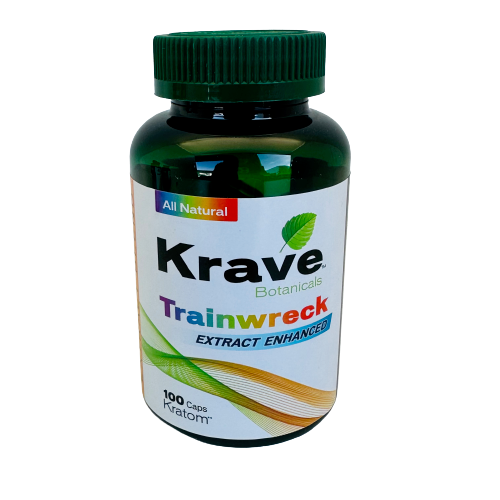 Krave Extra Enhanced Kratom Capsules 100ct - Options Available (B2B)