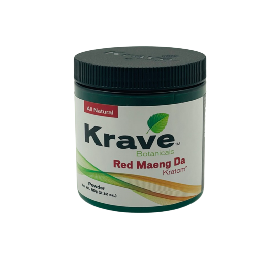 Krave Kratom Red Maeng-Da Powder (Sizes Available) (B2B)