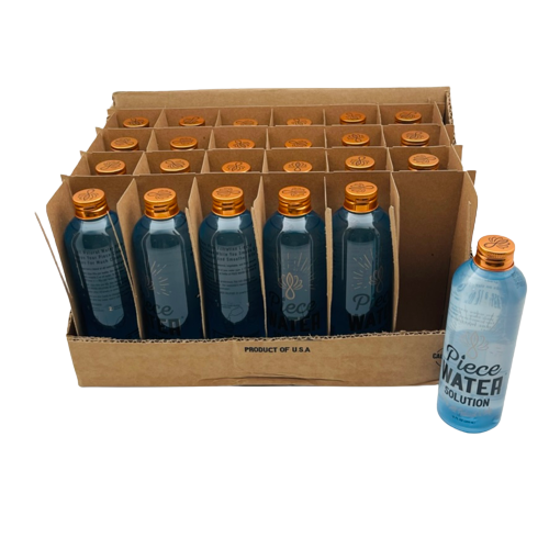 Piece Water 12fl oz Bottle - 24ct Box (Stores)