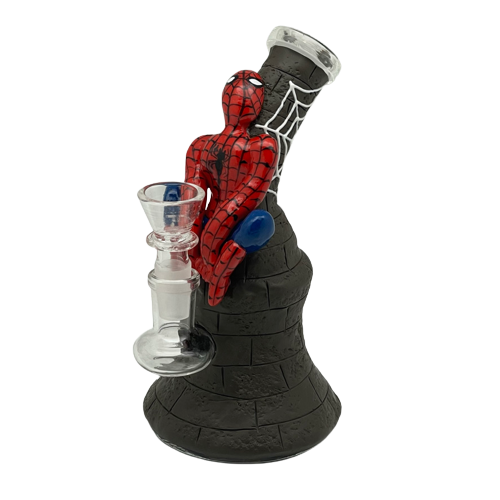 7in 3D Spidey Water Pipe (B2B)
